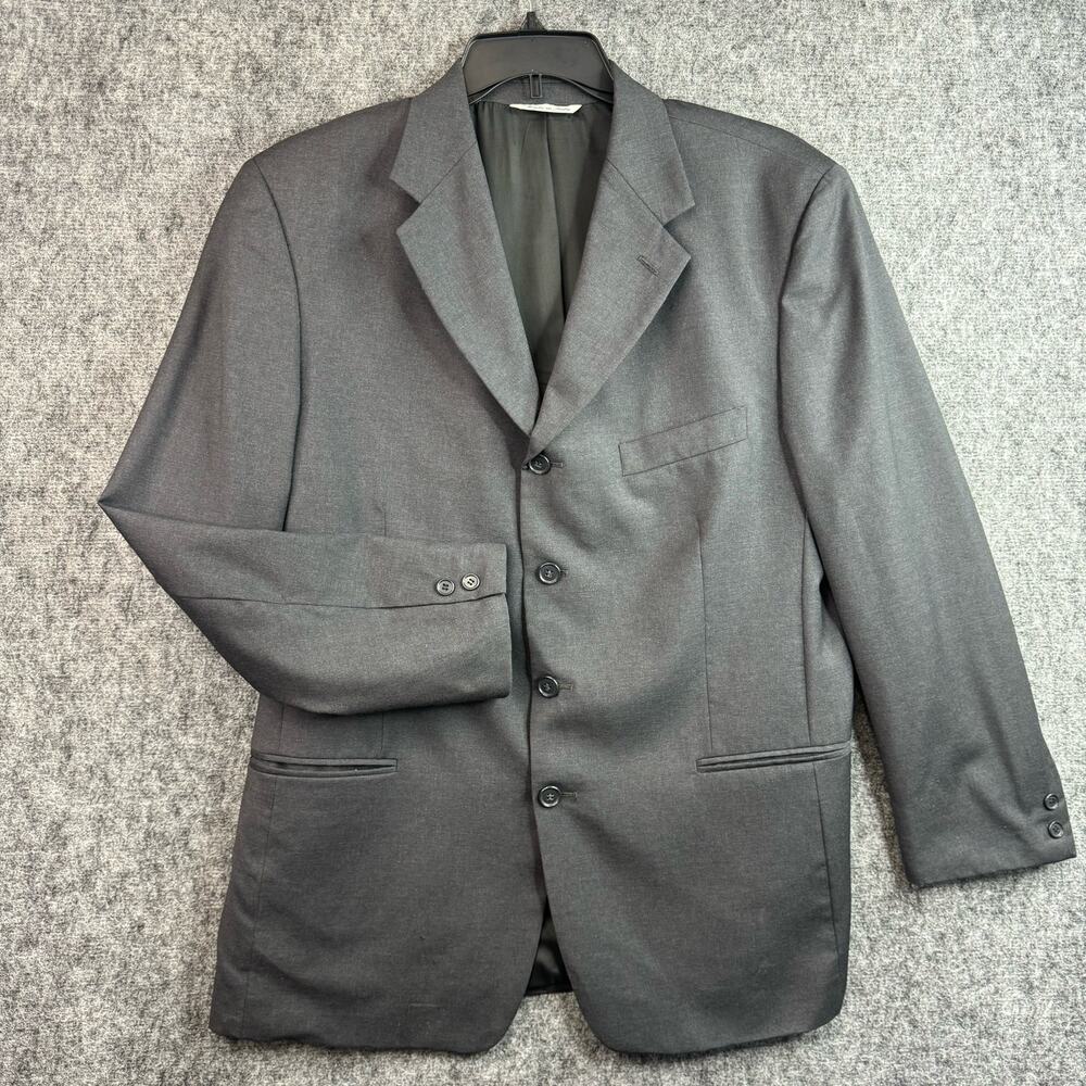 Cesarini Mens Sport Coat Gray Size 42 Regular